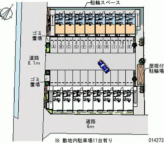 ★手数料０円★泉佐野市日根野　月極駐車場（LP）